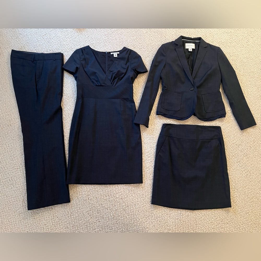 3piece suit …merino wool pants skirt  and jacket